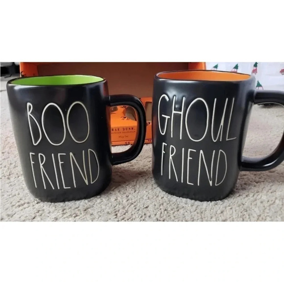 Rae Dunn, Set of 2 Halloween Mugs, New in Box - Picture 1 of 5
